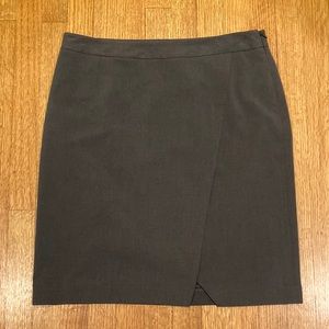 Laundry by Shelli Segal Charcoal Gray Skirt Size 12